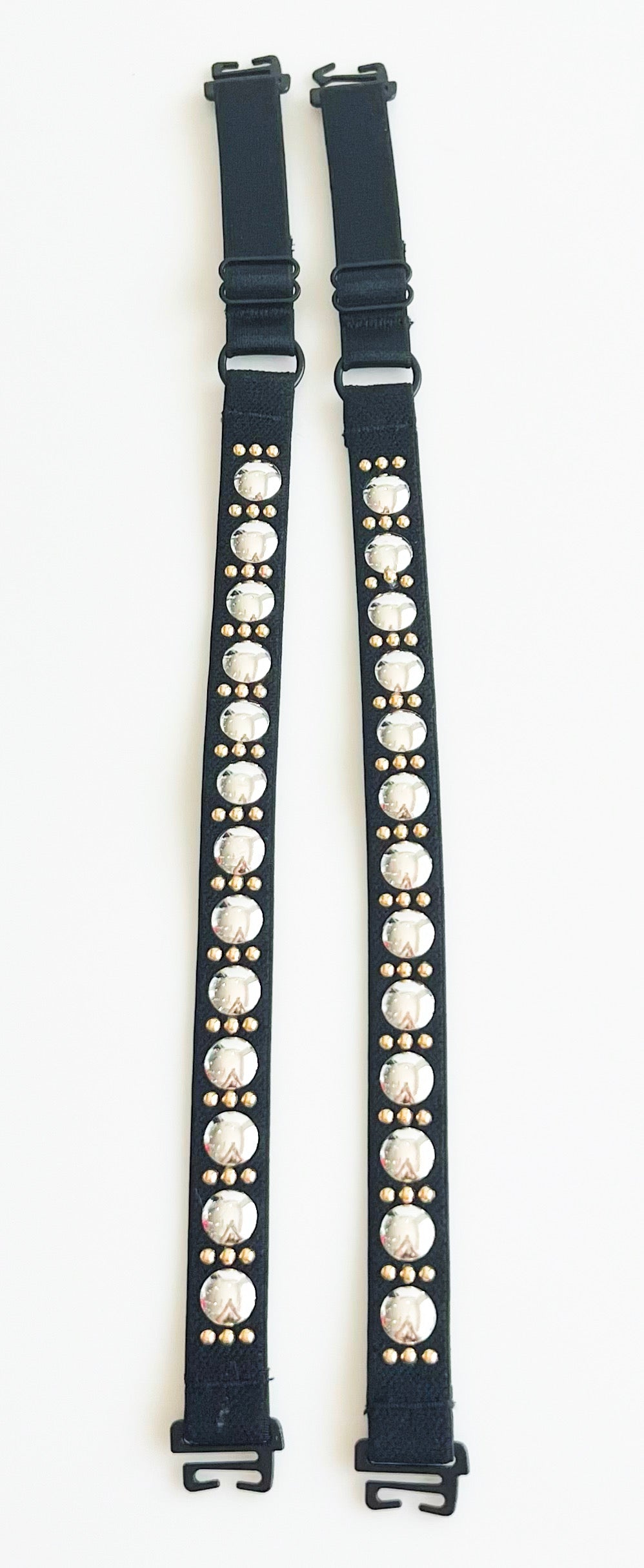 Black Strap Situation - Two Tone Dome Studs-220 Intimates-Strap-its-Coastal Bloom Boutique, find the trendiest versions of the popular styles and looks Located in Indialantic, FL