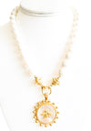 Pearled Bee Pendant Necklace - Susan Shaw-230 Jewelry-SUSAN SHAW-Coastal Bloom Boutique, find the trendiest versions of the popular styles and looks Located in Indialantic, FL