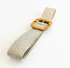 Rectangle Straw Buckle Belt - Silver-260 Other Accessories-ICCO ACCESSORIES-Coastal Bloom Boutique, find the trendiest versions of the popular styles and looks Located in Indialantic, FL