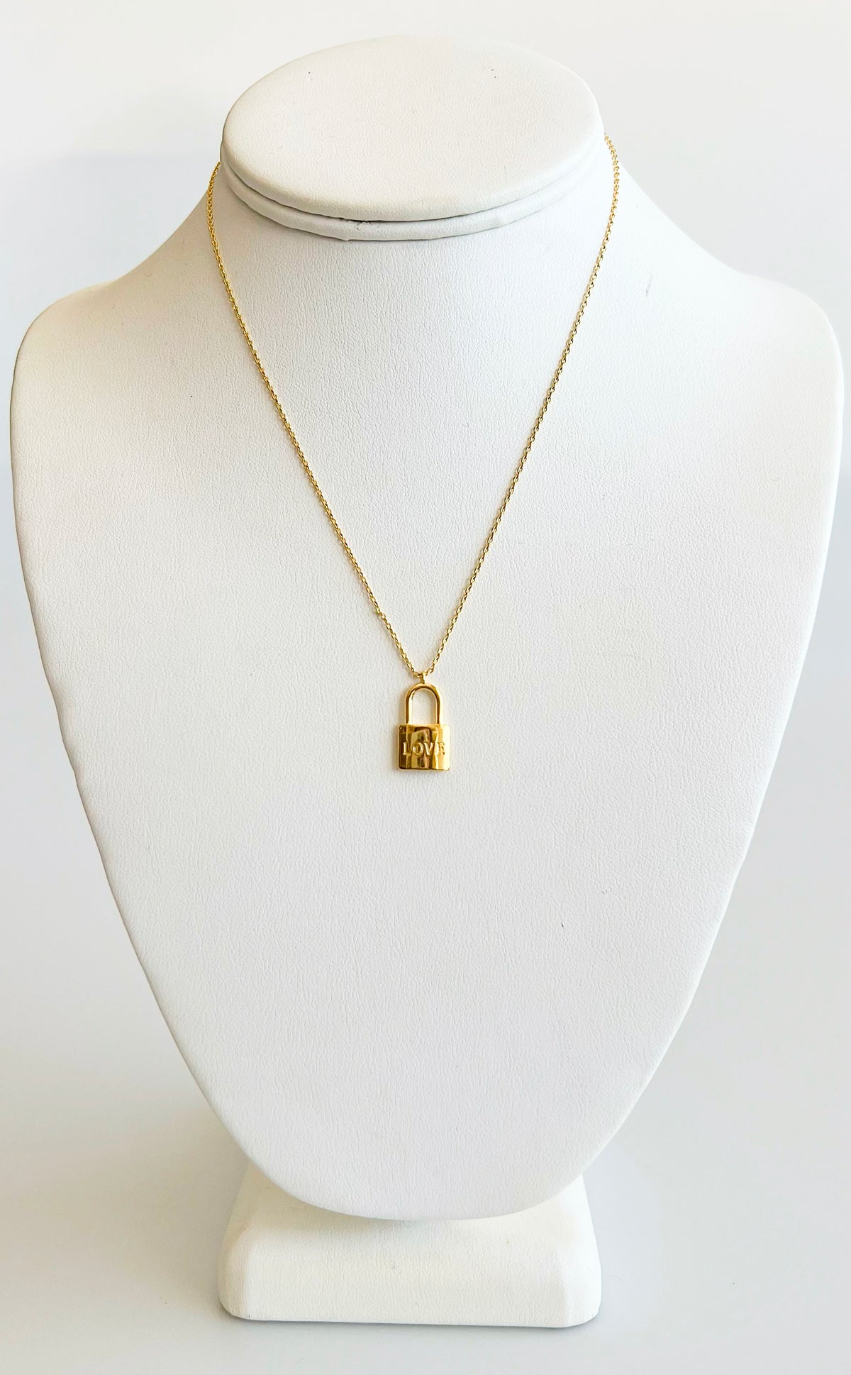 Love Lock Box Necklace-Gold-230 Jewelry-GS JEWELRY-Coastal Bloom Boutique, find the trendiest versions of the popular styles and looks Located in Indialantic, FL