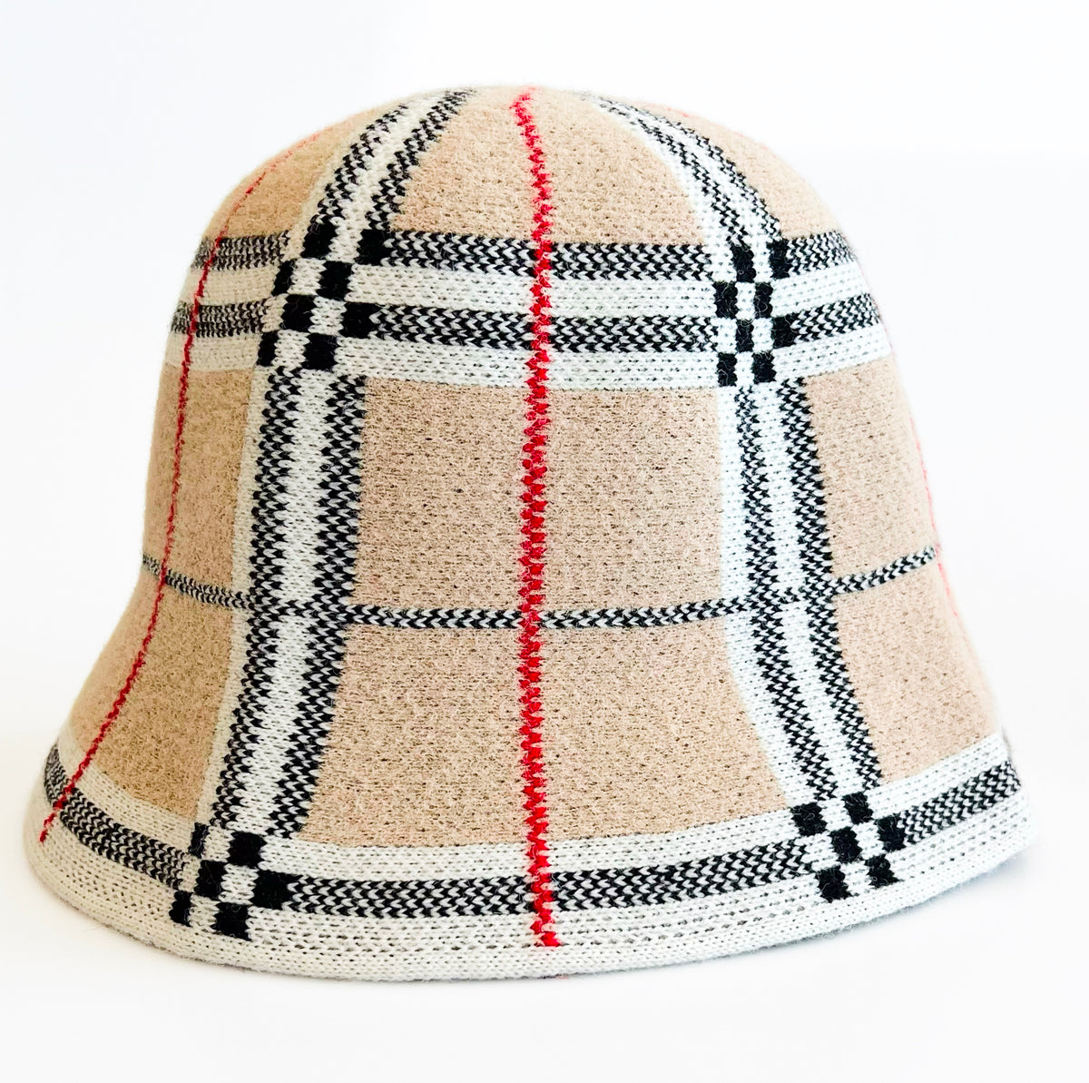 Plaid Bucket Hat-Camel-260 Other Accessories-Chasing Bandits-Coastal Bloom Boutique, find the trendiest versions of the popular styles and looks Located in Indialantic, FL