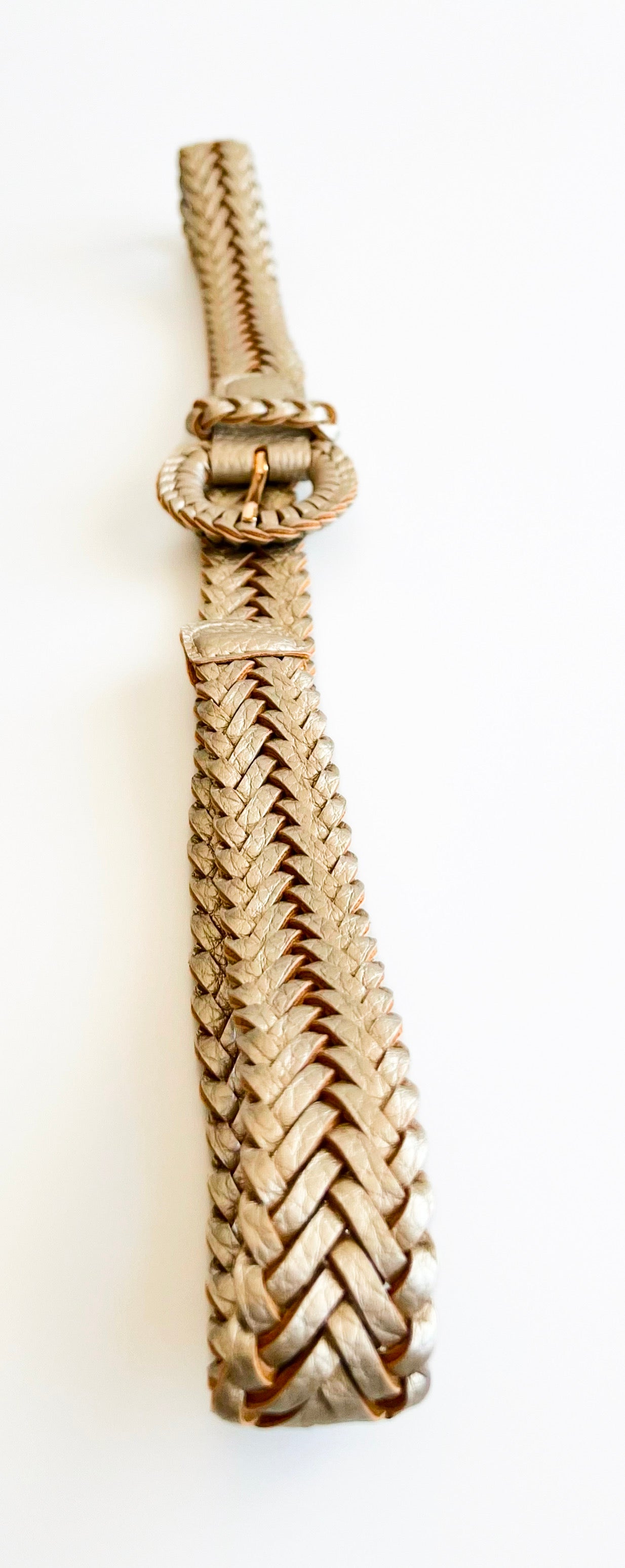 Braided Vegan Leather Belt - Gold-260 Other Accessories-GS JEWELRY-Coastal Bloom Boutique, find the trendiest versions of the popular styles and looks Located in Indialantic, FL