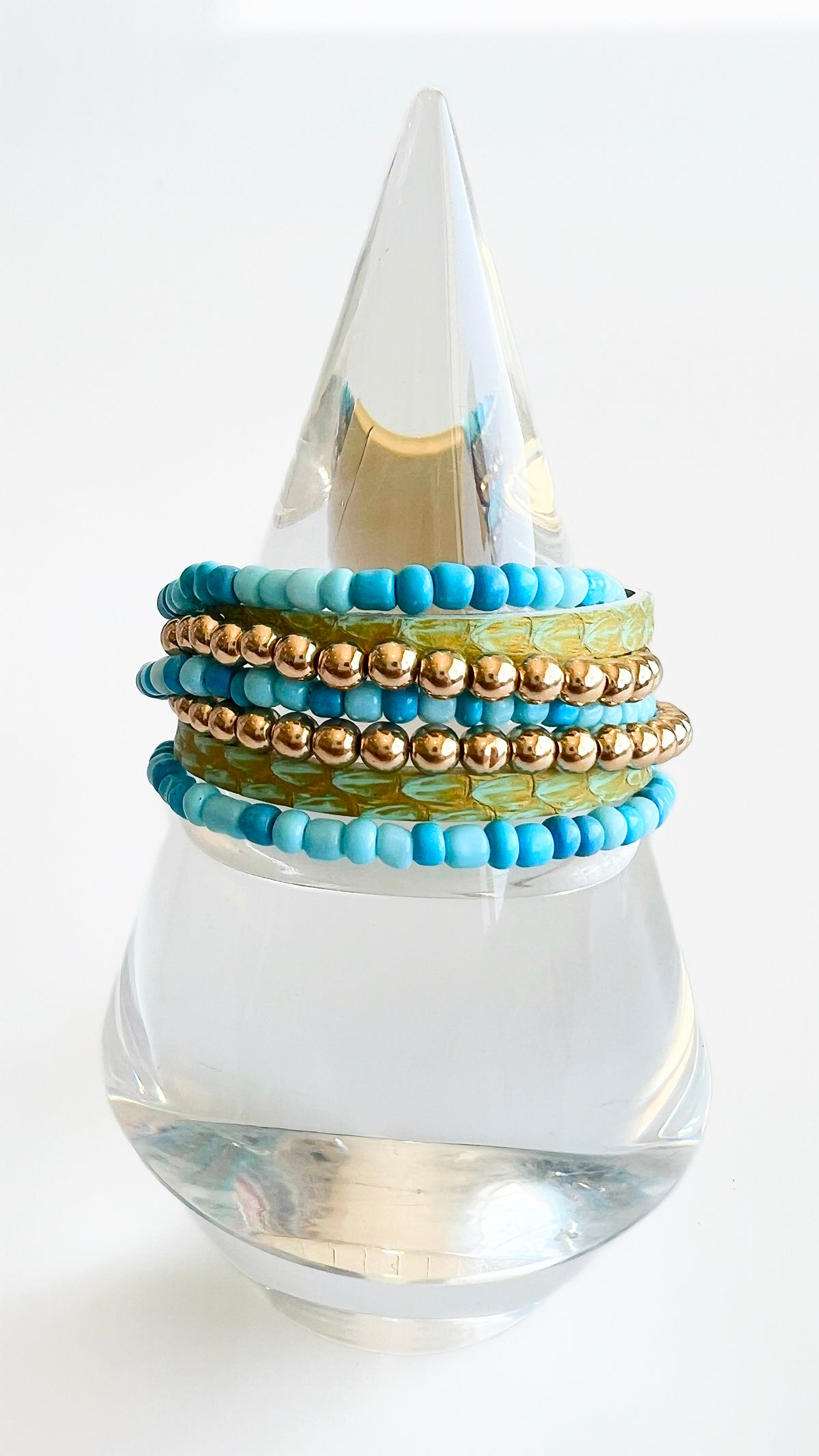 Multi-Layer Magnetic Bracelet - Turquoise-230 Jewelry-NYW-Coastal Bloom Boutique, find the trendiest versions of the popular styles and looks Located in Indialantic, FL