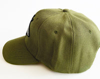 CB Custom Olive Bee Hat-260 Other Accessories-Darling-Coastal Bloom Boutique, find the trendiest versions of the popular styles and looks Located in Indialantic, FL
