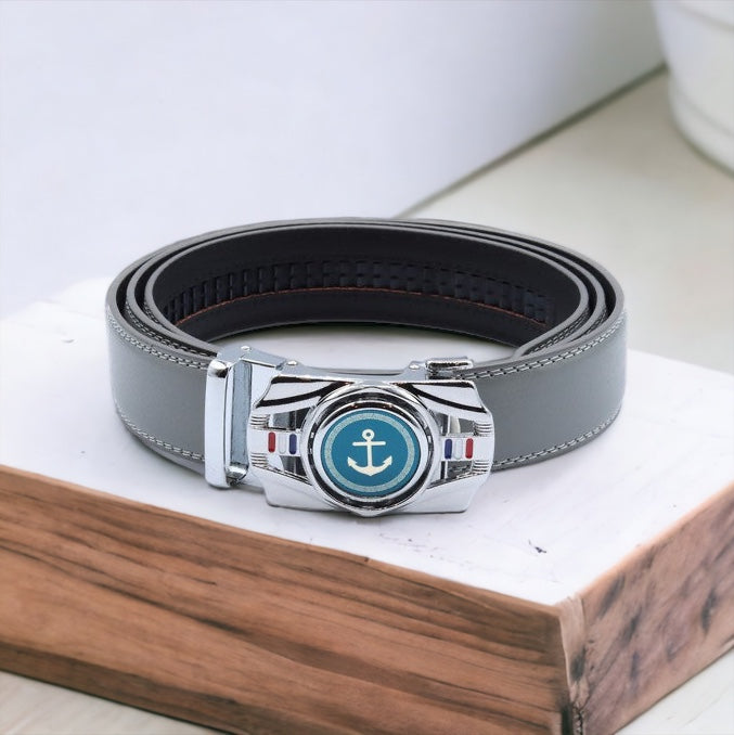 Genuine Leather Anchor Rotating Belt-260 Other Accessories-Selini New York-Coastal Bloom Boutique, find the trendiest versions of the popular styles and looks Located in Indialantic, FL
