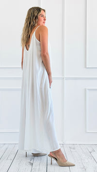 Barefoot Bliss Jumpsuit - White-200 Dresses/Jumpsuits/Rompers-V6-Coastal Bloom Boutique, find the trendiest versions of the popular styles and looks Located in Indialantic, FL