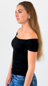 Shining Star Italian Chain Sweater - Black-110 Short Sleeve Tops-Germany-Coastal Bloom Boutique, find the trendiest versions of the popular styles and looks Located in Indialantic, FL