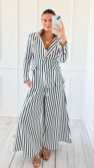 Caroline Italian Pant- Navy