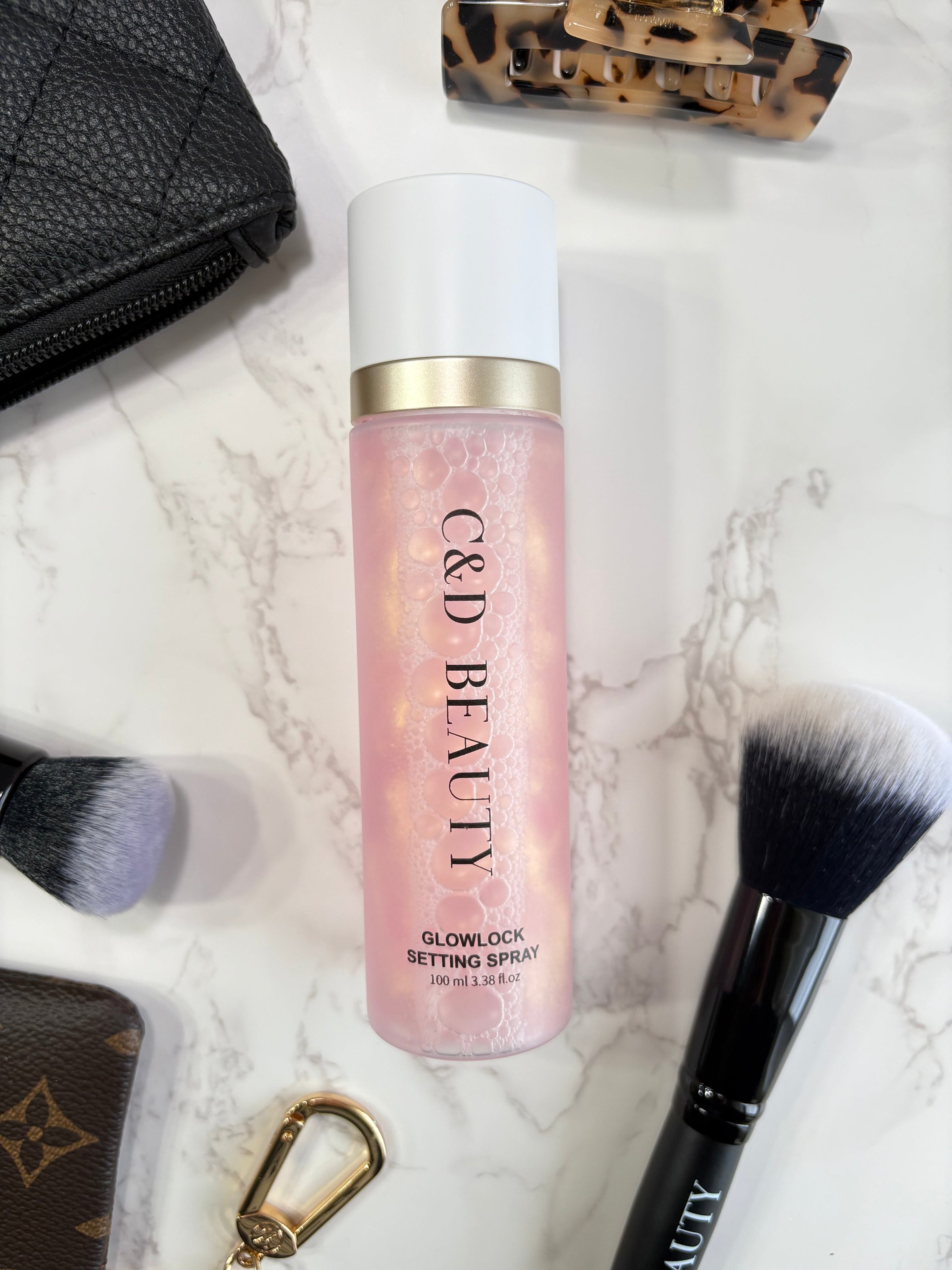 Glow Lock Setting Spray-Makeup Tools-C & D Beauty LLC-Coastal Bloom Boutique, find the trendiest versions of the popular styles and looks Located in Indialantic, FL