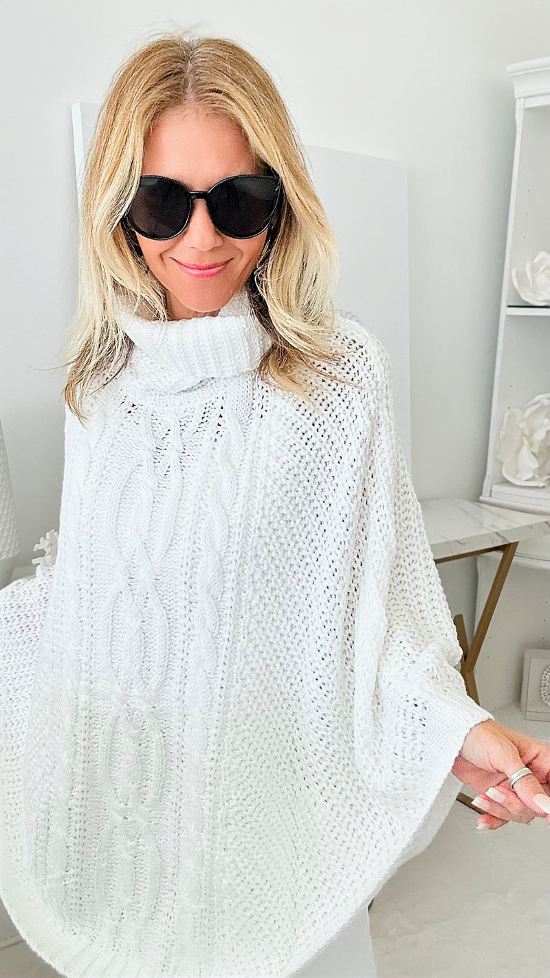 Ready for the Slopes Cable Knit Turtleneck Sweater-130 Long Sleeve Tops-MAZIK-Coastal Bloom Boutique, find the trendiest versions of the popular styles and looks Located in Indialantic, FL
