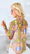 Lovelace Blouse-130 Long Sleeve Tops-Rousseau-Coastal Bloom Boutique, find the trendiest versions of the popular styles and looks Located in Indialantic, FL