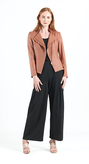 Classic Moto Jacket - Tan-160 Jackets-Clara Sun Woo-Coastal Bloom Boutique, find the trendiest versions of the popular styles and looks Located in Indialantic, FL