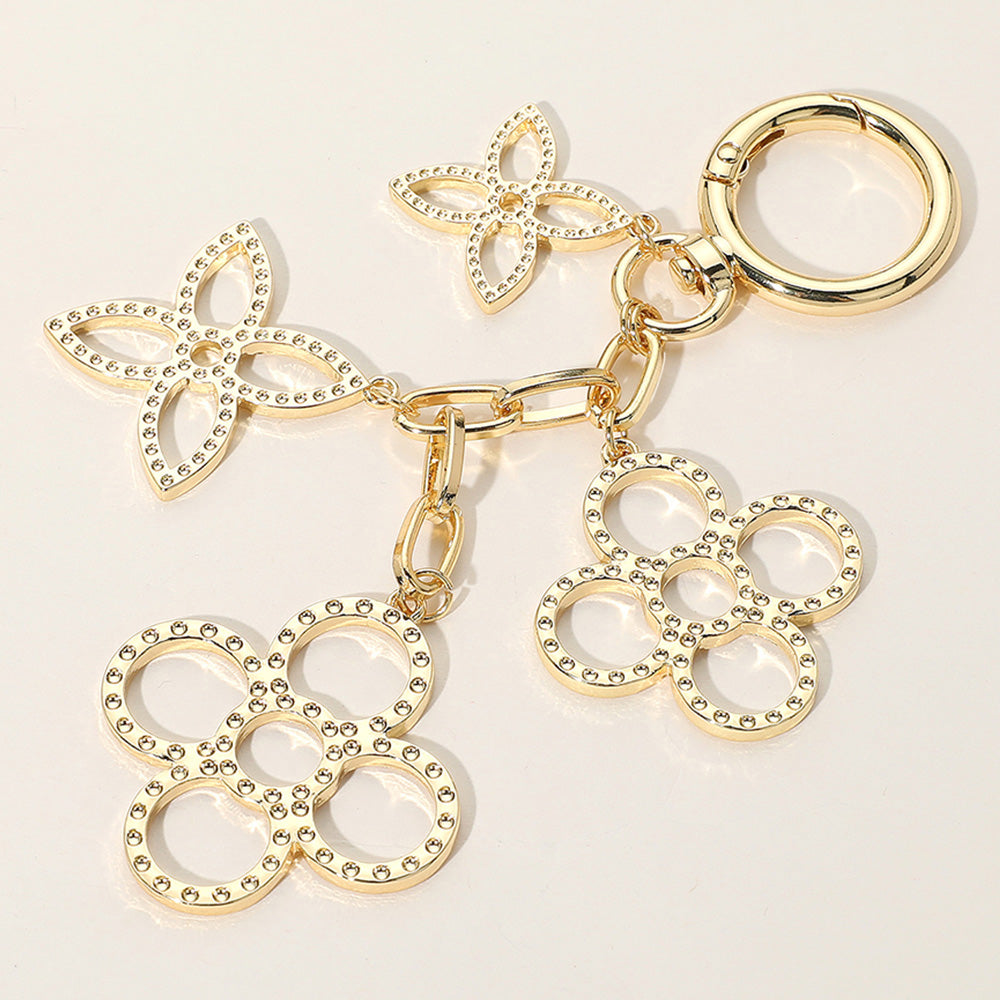 Lucky Bloom Charm Keychain-260 Other Accessories-NYW-Coastal Bloom Boutique, find the trendiest versions of the popular styles and looks Located in Indialantic, FL