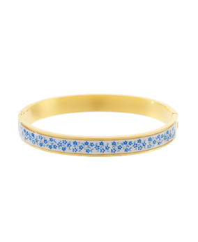 Meadow Whisper Hinged Bracelet-230 Jewelry-GS JEWELRY-Coastal Bloom Boutique, find the trendiest versions of the popular styles and looks Located in Indialantic, FL