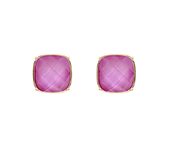 Daydream Glow Earrings - Lt. Violet/Gold-230 Jewelry-GS JEWELRY-Coastal Bloom Boutique, find the trendiest versions of the popular styles and looks Located in Indialantic, FL