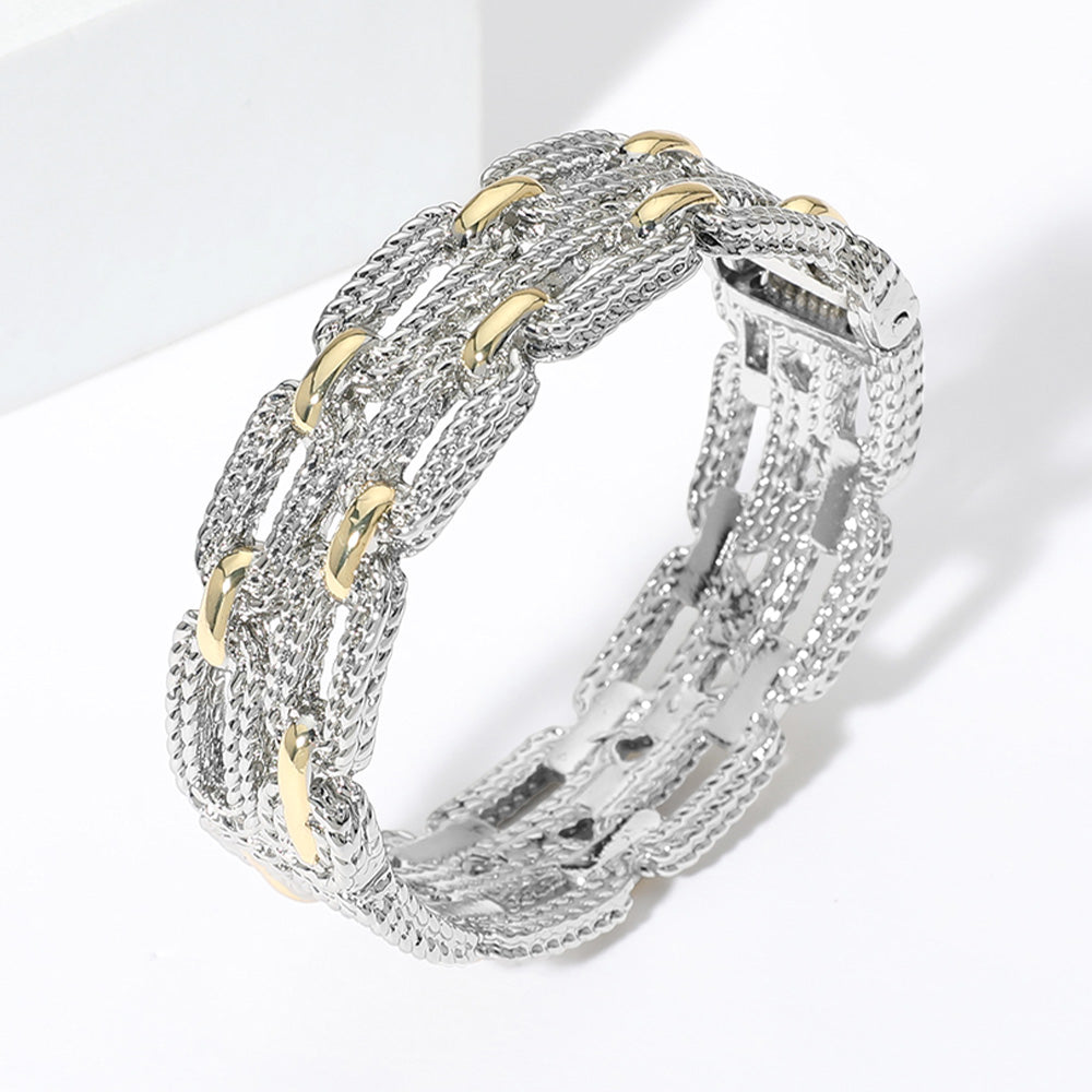 Intertwined Treasure Link Bracelet-230 Jewelry-NYW-Coastal Bloom Boutique, find the trendiest versions of the popular styles and looks Located in Indialantic, FL