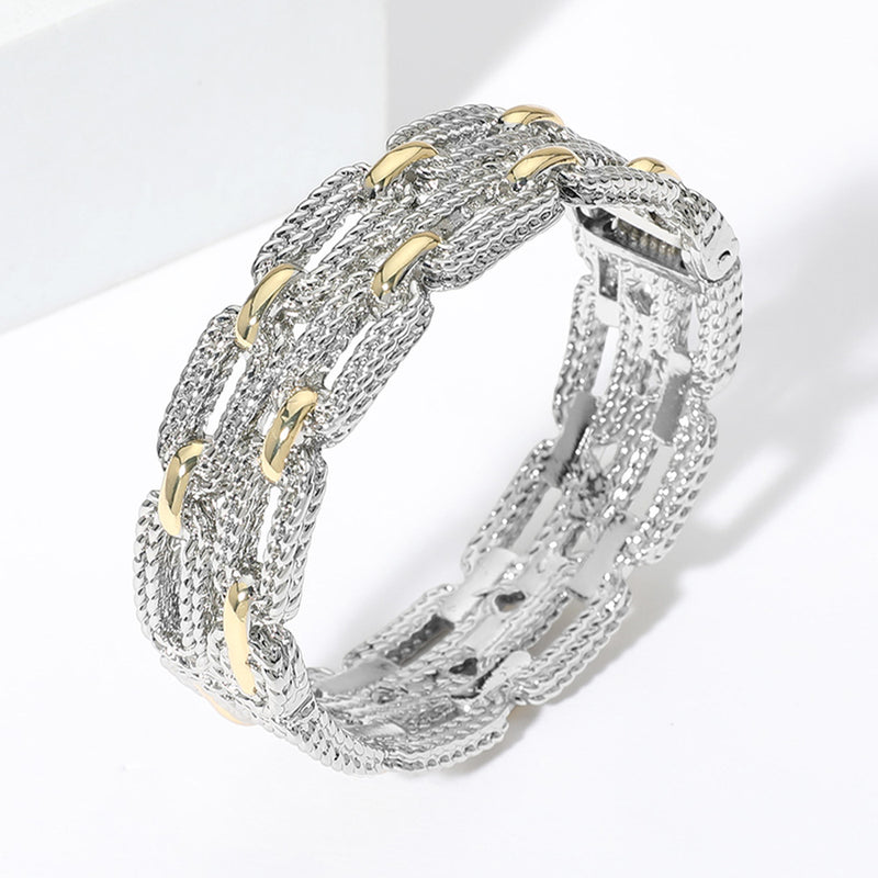 Intertwined Treasure Link Bracelet-230 Jewelry-NYW-Coastal Bloom Boutique, find the trendiest versions of the popular styles and looks Located in Indialantic, FL