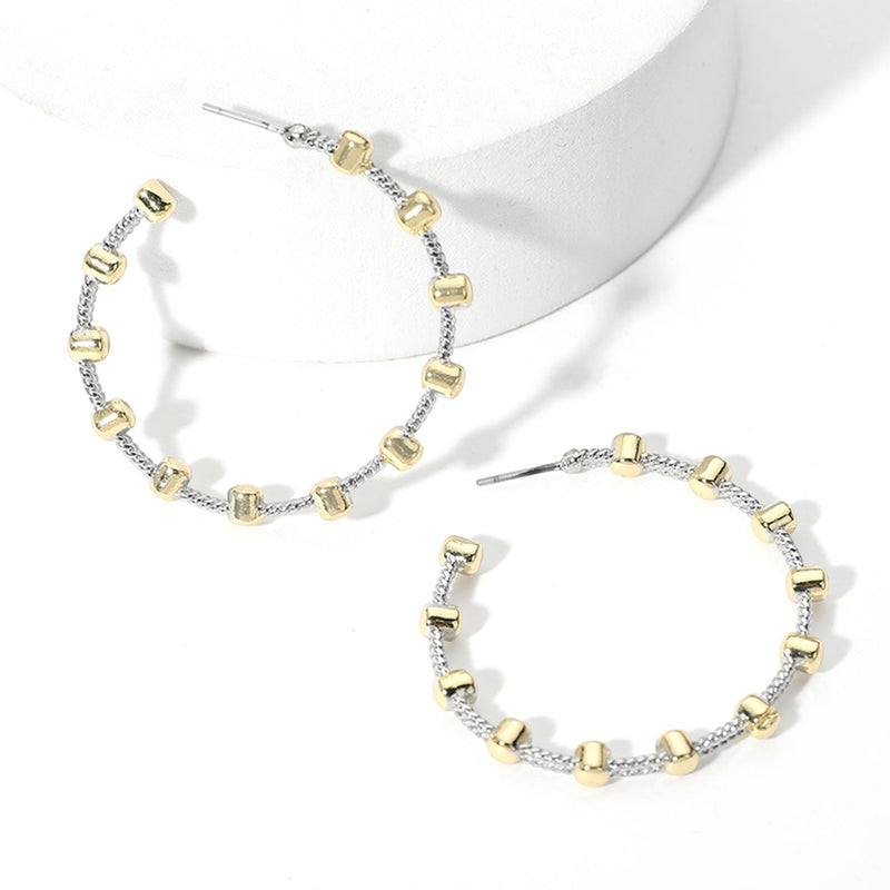 Twilight Dusk Hoop Earrings-230 Jewelry-NYW-Coastal Bloom Boutique, find the trendiest versions of the popular styles and looks Located in Indialantic, FL