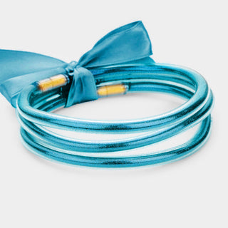 Stef’s Mediterranean Waterproof Bracelets 3 Pcs - Shimmer Blue-230 Jewelry-NYW-Coastal Bloom Boutique, find the trendiest versions of the popular styles and looks Located in Indialantic, FL