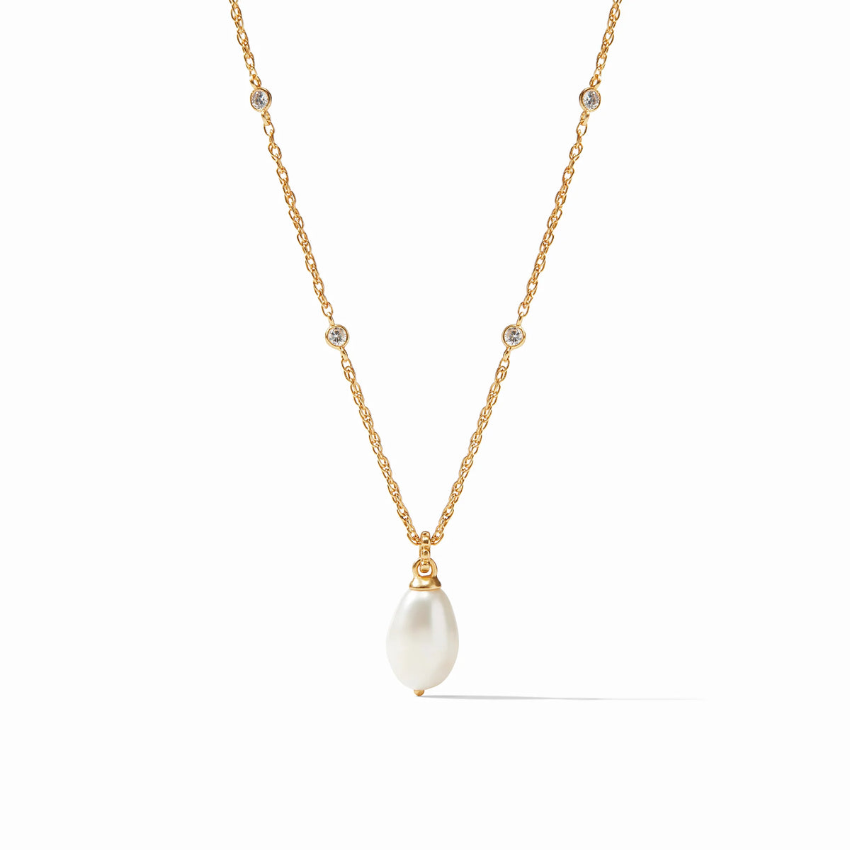 Marbella Solitaire Necklace - Julie Vos-230 Jewelry-Julie Vos-Coastal Bloom Boutique, find the trendiest versions of the popular styles and looks Located in Indialantic, FL