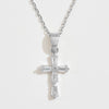 Graceful Radiance Cross Necklace-230 Jewelry-NYW-Coastal Bloom Boutique, find the trendiest versions of the popular styles and looks Located in Indialantic, FL