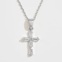 Graceful Radiance Cross Necklace-230 Jewelry-NYW-Coastal Bloom Boutique, find the trendiest versions of the popular styles and looks Located in Indialantic, FL