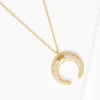 Lunar Elegance Necklace-230 Jewelry-NYW-Coastal Bloom Boutique, find the trendiest versions of the popular styles and looks Located in Indialantic, FL