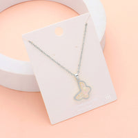 MOP Butterfly Pendant Necklace-230 Jewelry-NYW-Coastal Bloom Boutique, find the trendiest versions of the popular styles and looks Located in Indialantic, FL