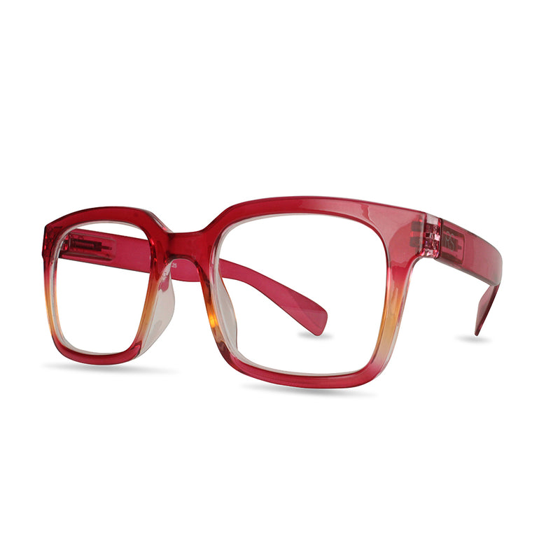 Rosé Glow Square Frame Glasses-C1-260 Other Accessories-rs eyeshop-Coastal Bloom Boutique, find the trendiest versions of the popular styles and looks Located in Indialantic, FL
