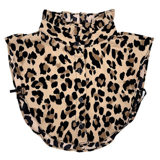 Leopard print shirt on a white background