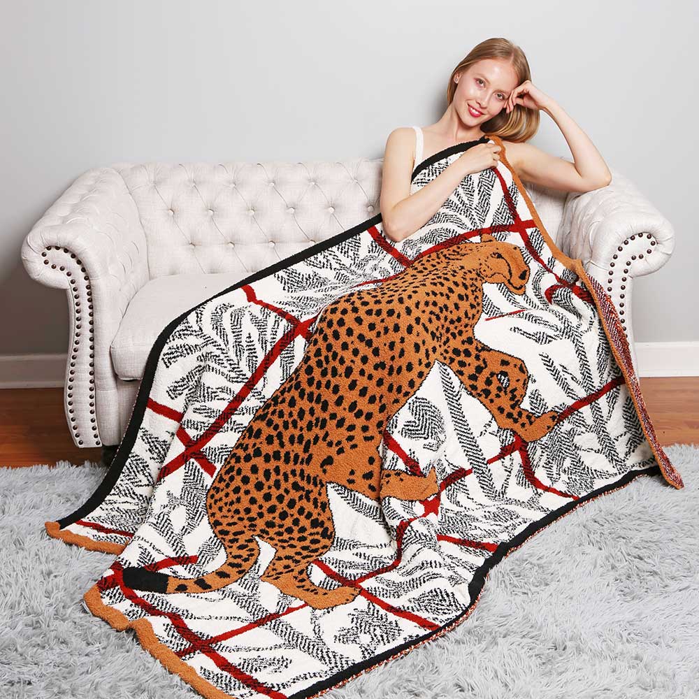 Fierce Forest Blanket - Brown-270 Home/Gift-Wona Trading-Coastal Bloom Boutique, find the trendiest versions of the popular styles and looks Located in Indialantic, FL