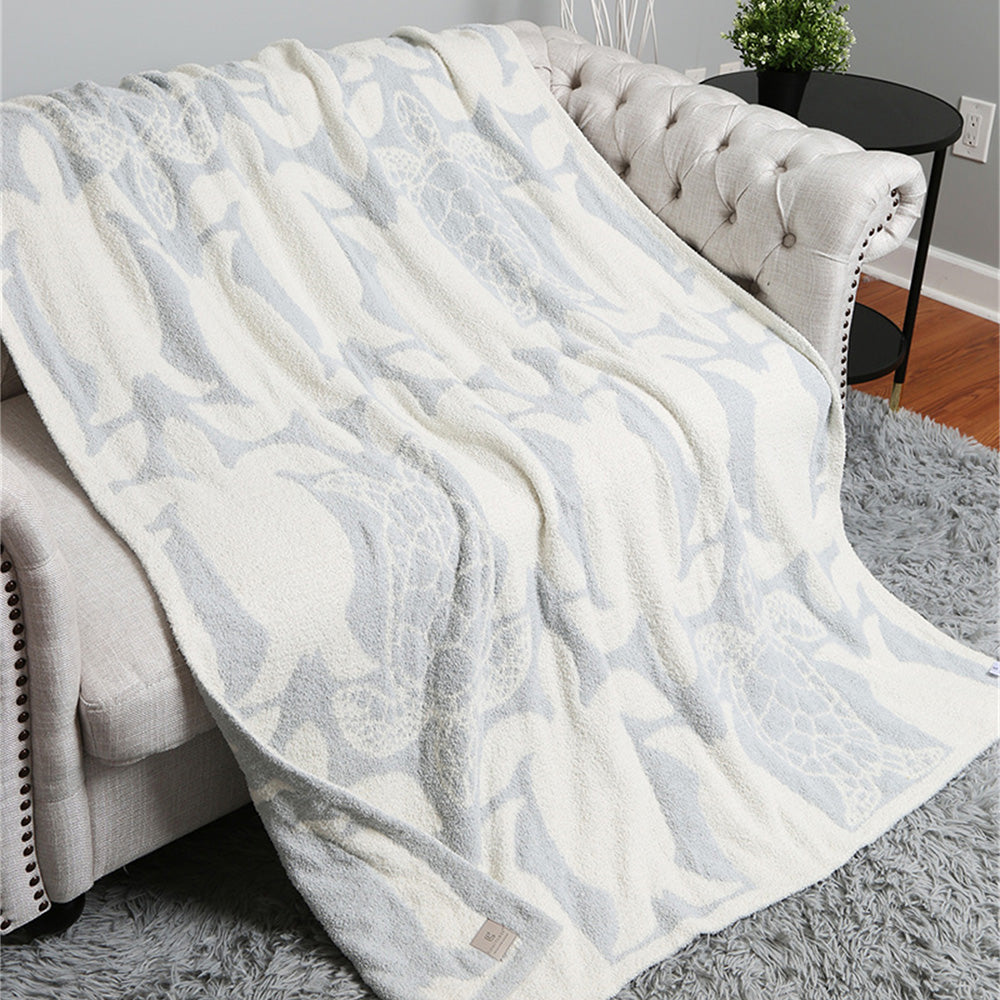 Ocean Breeze Coastal Throw Blanket-270 Home/Gift-NYW-Coastal Bloom Boutique, find the trendiest versions of the popular styles and looks Located in Indialantic, FL