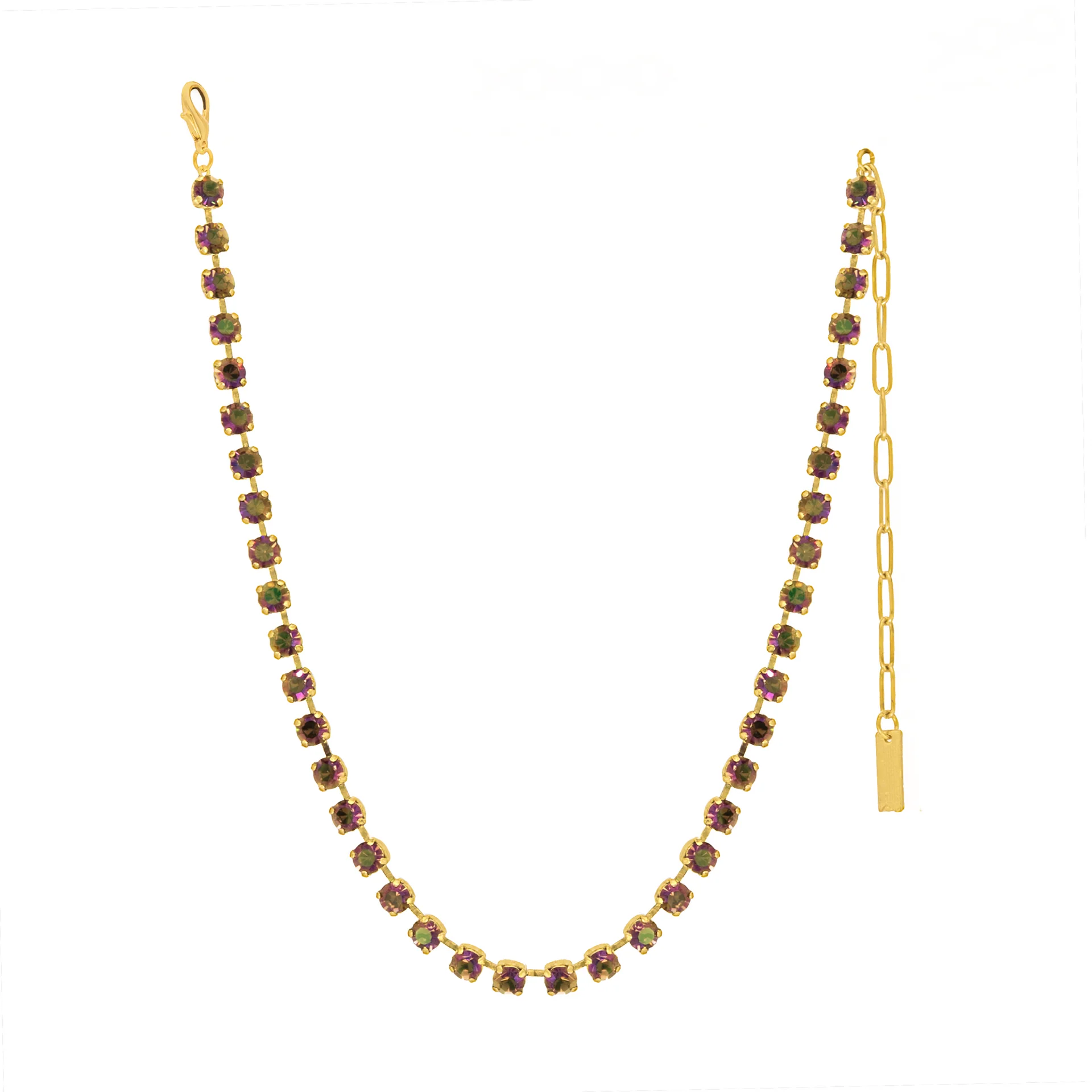 Sarina Necklace in Midnight Express - Smoked Topaz Glimmer - TOVA-230 Jewelry-TOVA-Coastal Bloom Boutique, find the trendiest versions of the popular styles and looks Located in Indialantic, FL