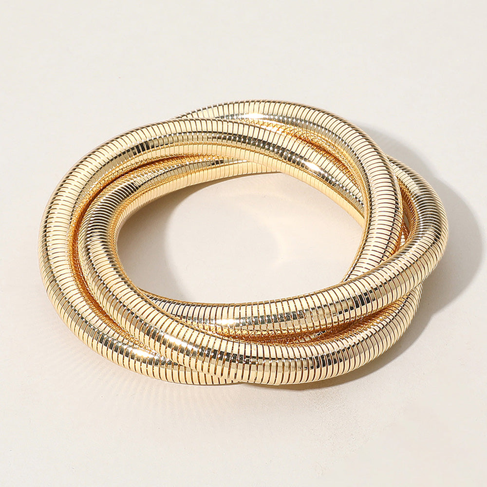 Twist & Shine Coil Bracelet-230 Jewelry-NYW-Coastal Bloom Boutique, find the trendiest versions of the popular styles and looks Located in Indialantic, FL