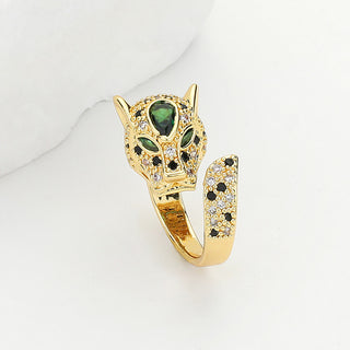 Fierce Elegance Panther Ring-230 Jewelry-NYW-Coastal Bloom Boutique, find the trendiest versions of the popular styles and looks Located in Indialantic, FL