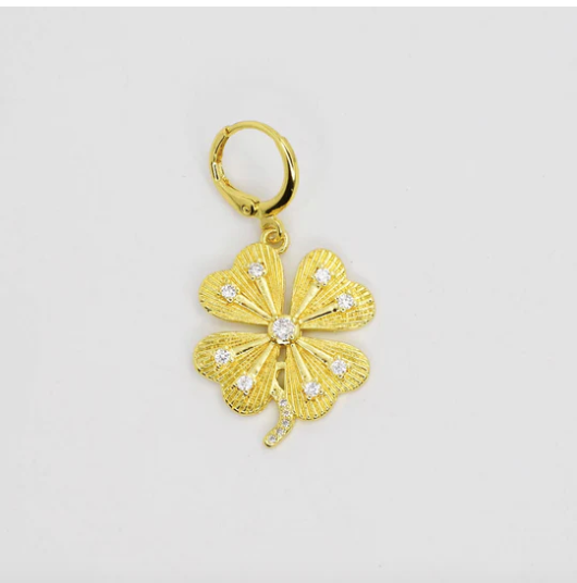 Trebol Charm-230 Jewelry-TREASURE JEWELS-Coastal Bloom Boutique, find the trendiest versions of the popular styles and looks Located in Indialantic, FL