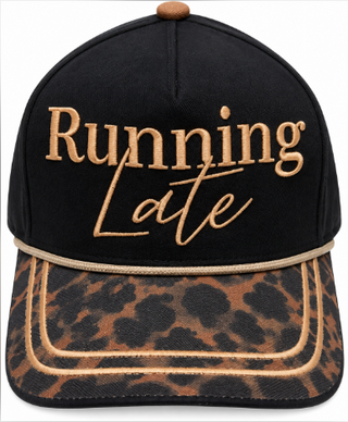 Wild Running Late Embroidered Trucker Hat