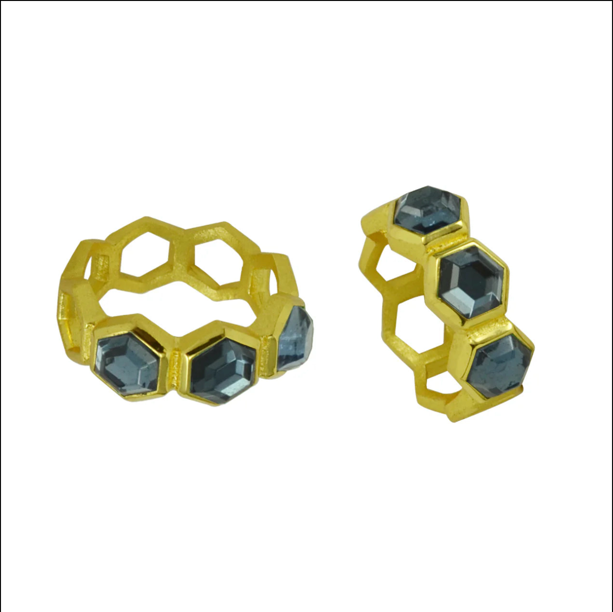 BETTY DEAL - Emanuelle Ring - Midnight Blue-230 Jewelry-Betty Carre-Coastal Bloom Boutique, find the trendiest versions of the popular styles and looks Located in Indialantic, FL