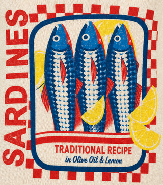 Shimmer Sardines & Sunshine Italian Tank Top