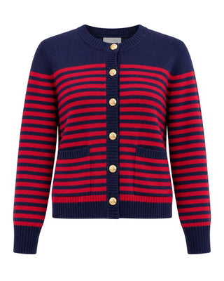 The Mariner Gold Button Cardigan