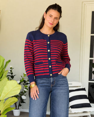 The Mariner Gold Button Cardigan