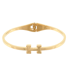 Designer Inspired "H" Bracelet-230 Jewelry-GS JEWELRY-Coastal Bloom Boutique, find the trendiest versions of the popular styles and looks Located in Indialantic, FL