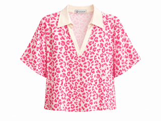 A Bold Contrast Playful Leopard Set