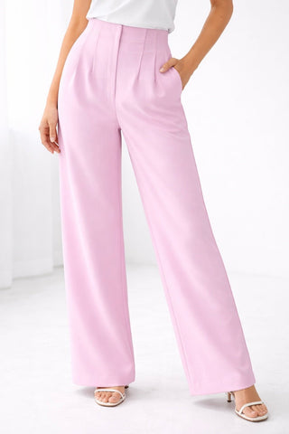 A Stroke of Sunlit Confidence Pants - Pink