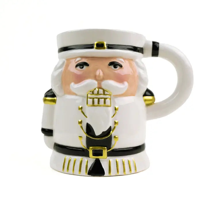 Nutcracker Coffee Mug - White-270 Home/Gift-8 Oak Lane-Coastal Bloom Boutique, find the trendiest versions of the popular styles and looks Located in Indialantic, FL