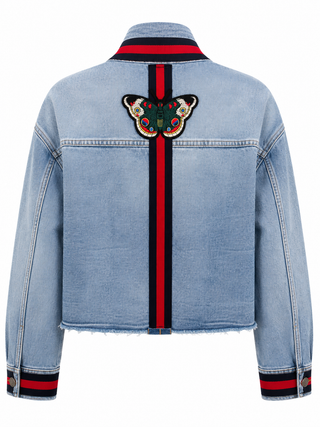 CB Custom - Society Stripe Denim Jacket