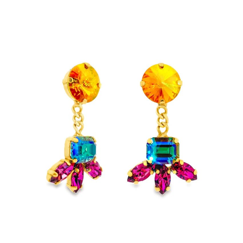 Adi Earrings - Antique Gold - TOVA-230 Jewelry-TOVA-Coastal Bloom Boutique, find the trendiest versions of the popular styles and looks Located in Indialantic, FL