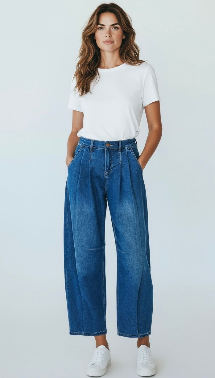 After Hours Cropped Slouchy Jean-190 Denim-Risen-Coastal Bloom Boutique, find the trendiest versions of the popular styles and looks Located in Indialantic, FL