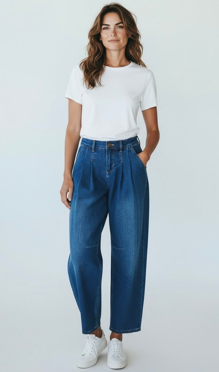 After Hours Cropped Slouchy Jean-190 Denim-Risen-Coastal Bloom Boutique, find the trendiest versions of the popular styles and looks Located in Indialantic, FL