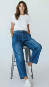 After Hours Cropped Slouchy Jean-190 Denim-Risen-Coastal Bloom Boutique, find the trendiest versions of the popular styles and looks Located in Indialantic, FL